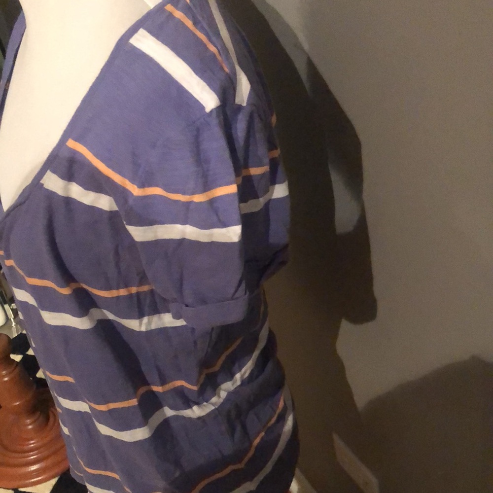 Five gap short sleeve striped shirts size large - Picture 6 of 13